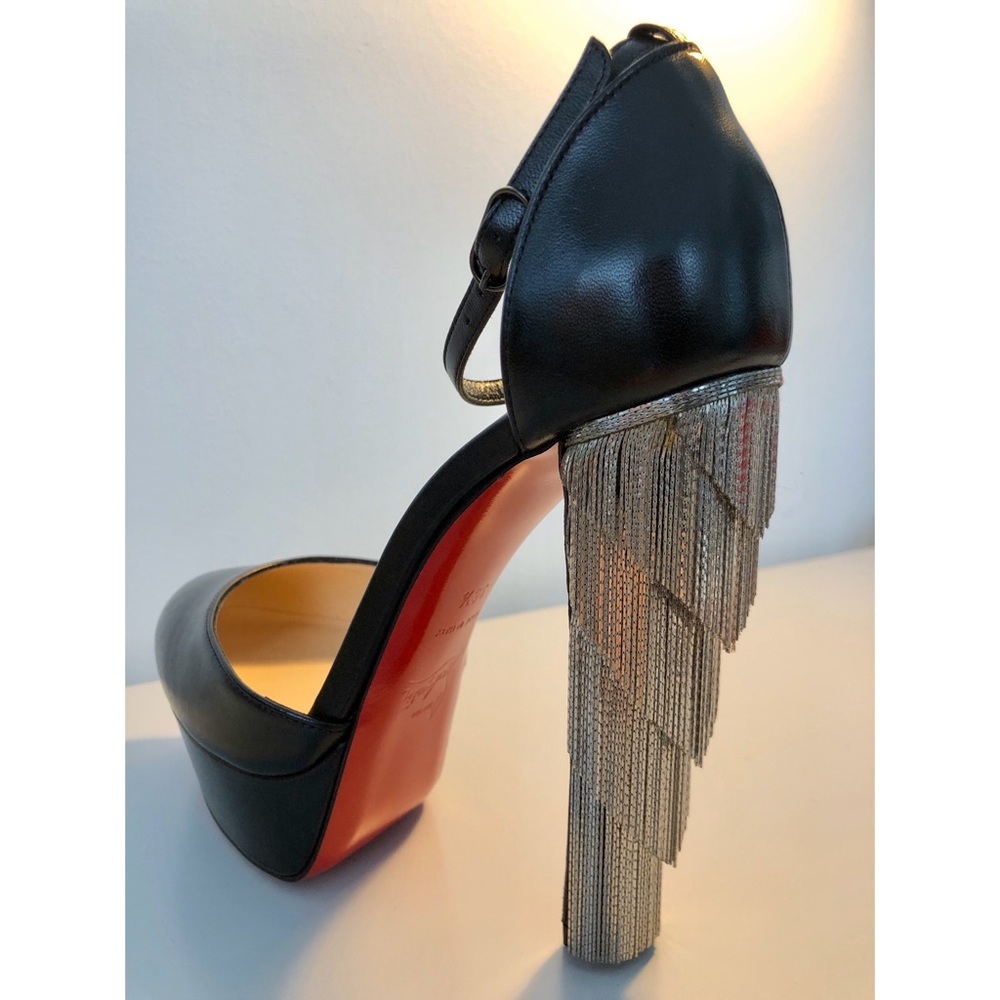 CHRISTIAN LOUBOUTIN Feerie Leather Platform Heels